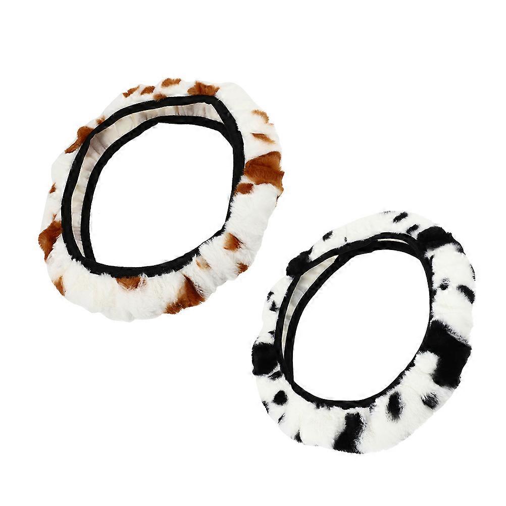 מגן גלגל רכב צורה מעגלית נהיגה 38X8.5 ס"מ סיבי אקריליק 2 יחידות