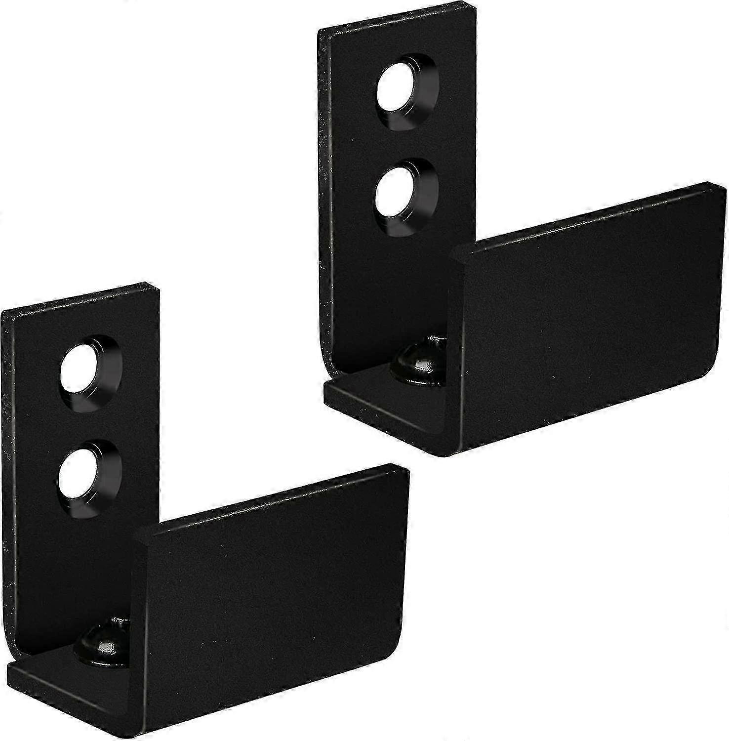 Adjustable U Shaped Wall Mount Guide for Sliding and Cupboard Doors, Solid Flush Flat Bottom Design, Perfect for Pocket Doors and Similar Ap