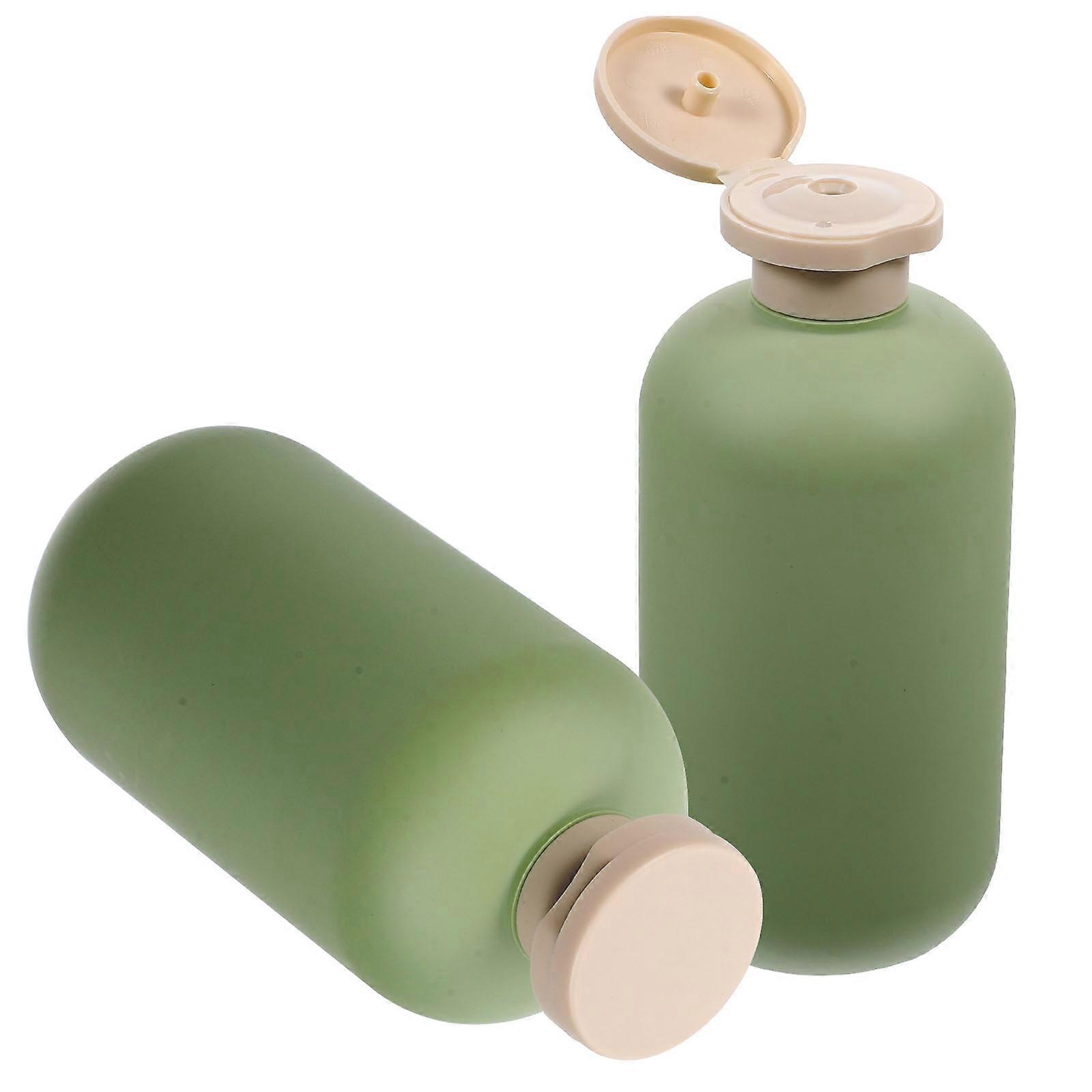 Travel Squeeze Bottles with Flip Caps   Leak Proof Lotion Containers for Shampoo, Body Wash & Toiletries – 2pcs Set for Safe Travel