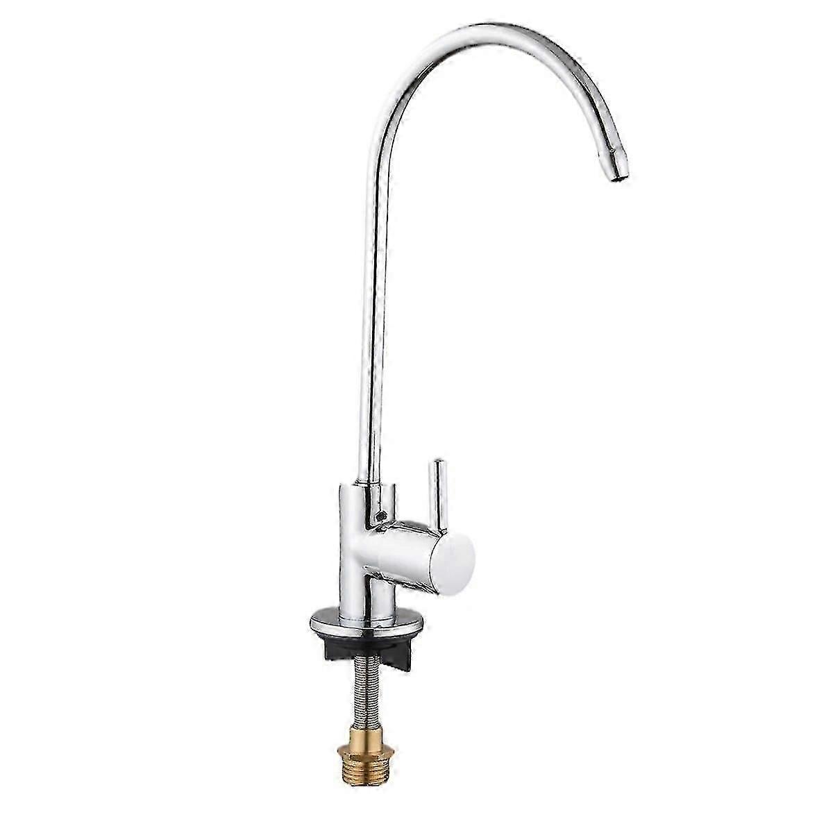 Robinets de cuisine Robinet d’eau potable direct Robinet de filtre à eau de cuisine en acier inoxydable mat Ro Purify System Osmose inverse