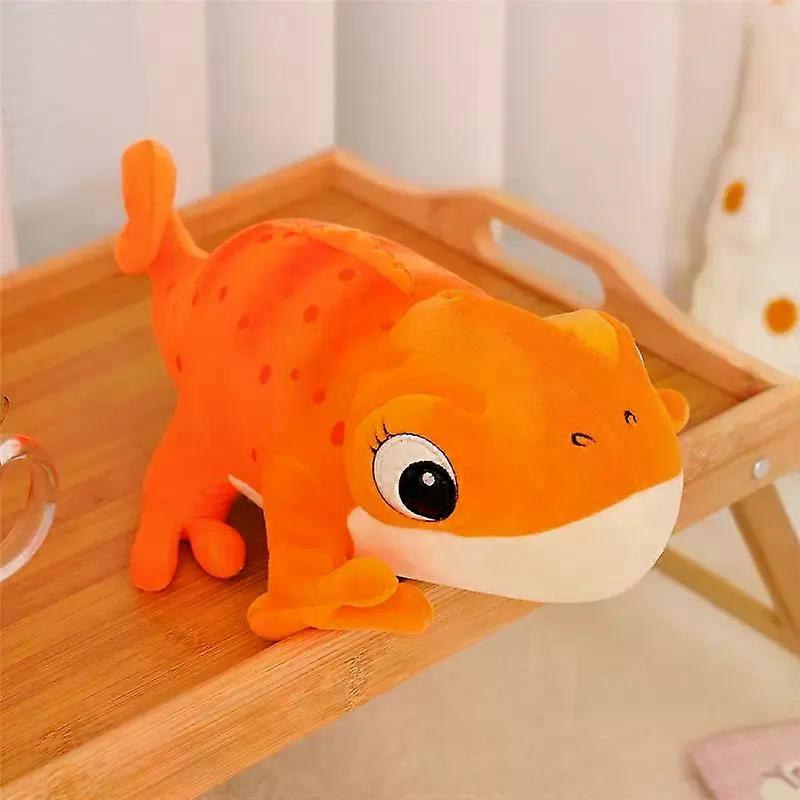 A1PC 30cm Cartoon Real Like Lizard & Chameleon Plush Toys Creative Simulation Animal Reptile Stuffed Pillow Gifts