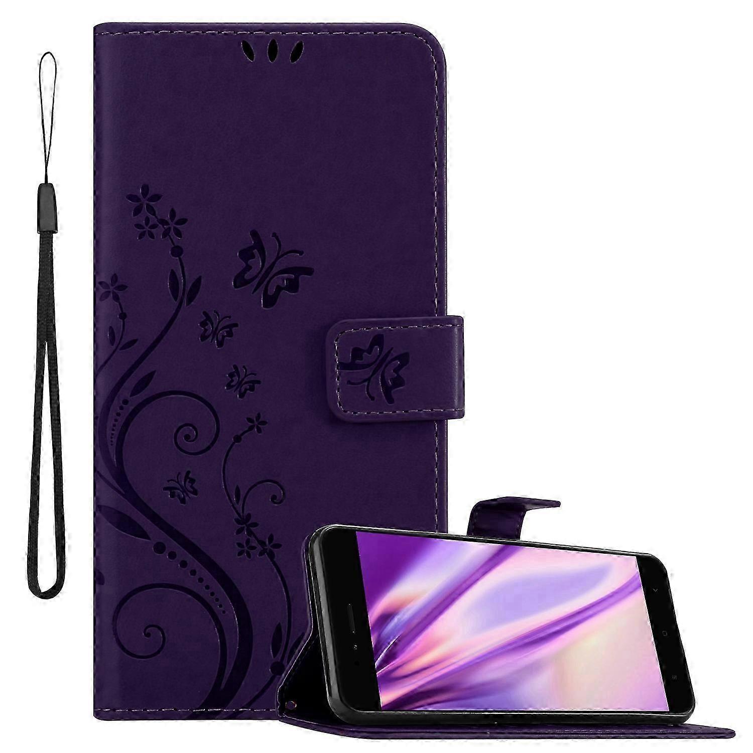 Protective Case for Certain Brand Devices Featuring Floral Pattern and Card Slot