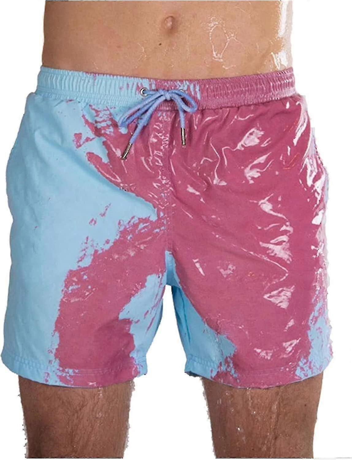 Men's Quick-drying Color-changing Temperature-sensitive Swim Shorts