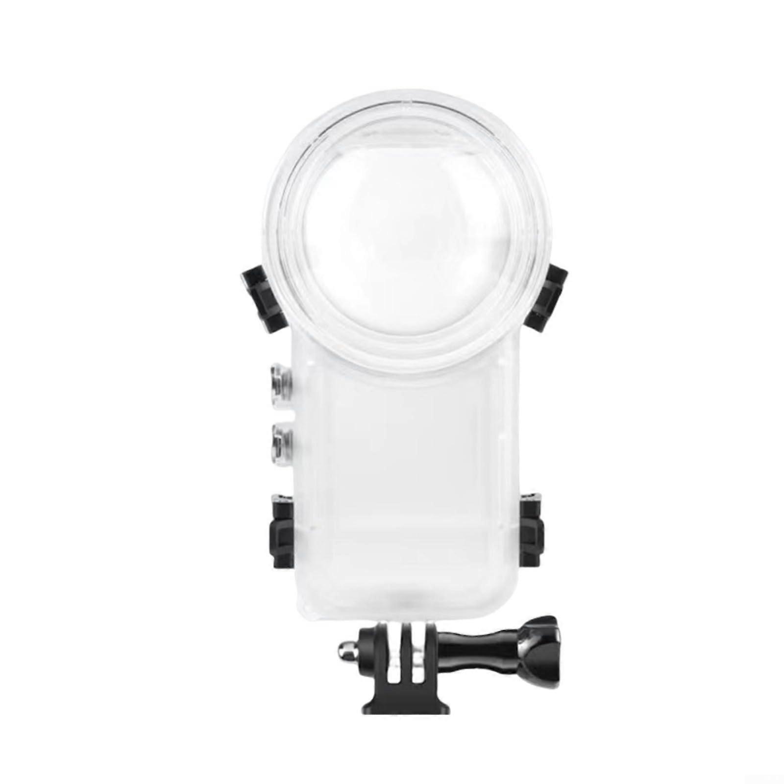 Insta360 X5 Camera Cage, Waterproof Housing, 50m Depth Rating, Underwater Case for Diving, Swimming, with 1/4 Inch Screw.