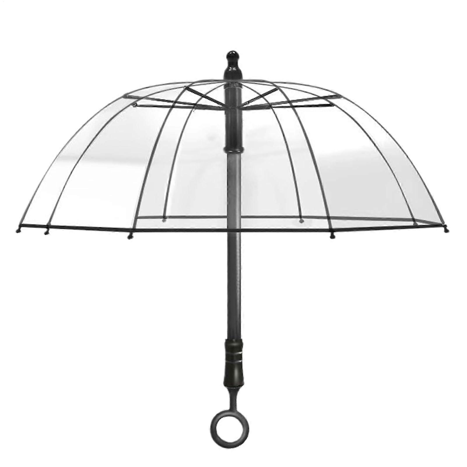 Umbrella Water Sprayer, Transparent Umbrella with Water Spray Function, Long Handle Rain Fighting Toy, Interactive Prank Game for Adults and Girls'