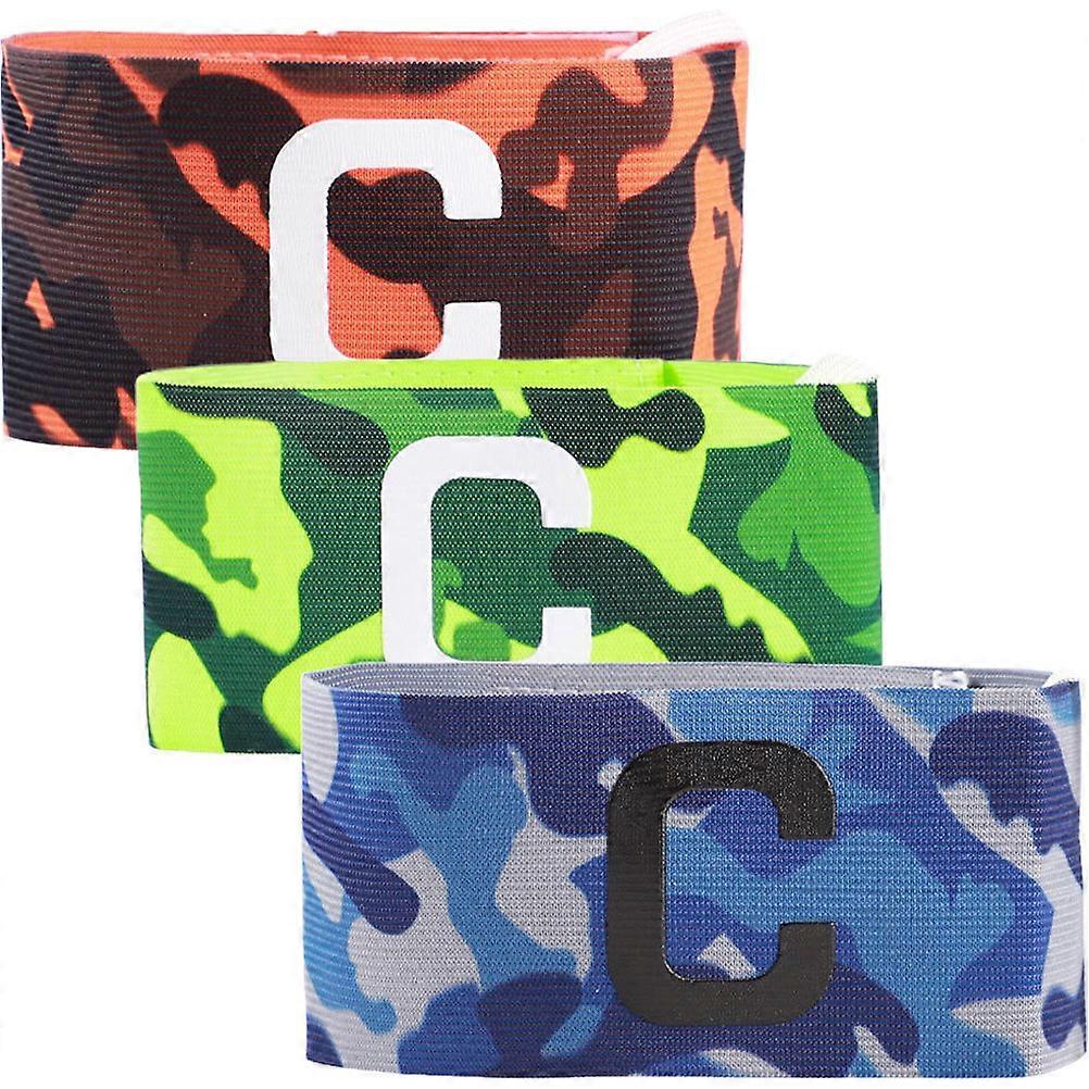 Colored Arm Strap Nylon Arm Bands for Men and Women in Team Sports 3Pcs