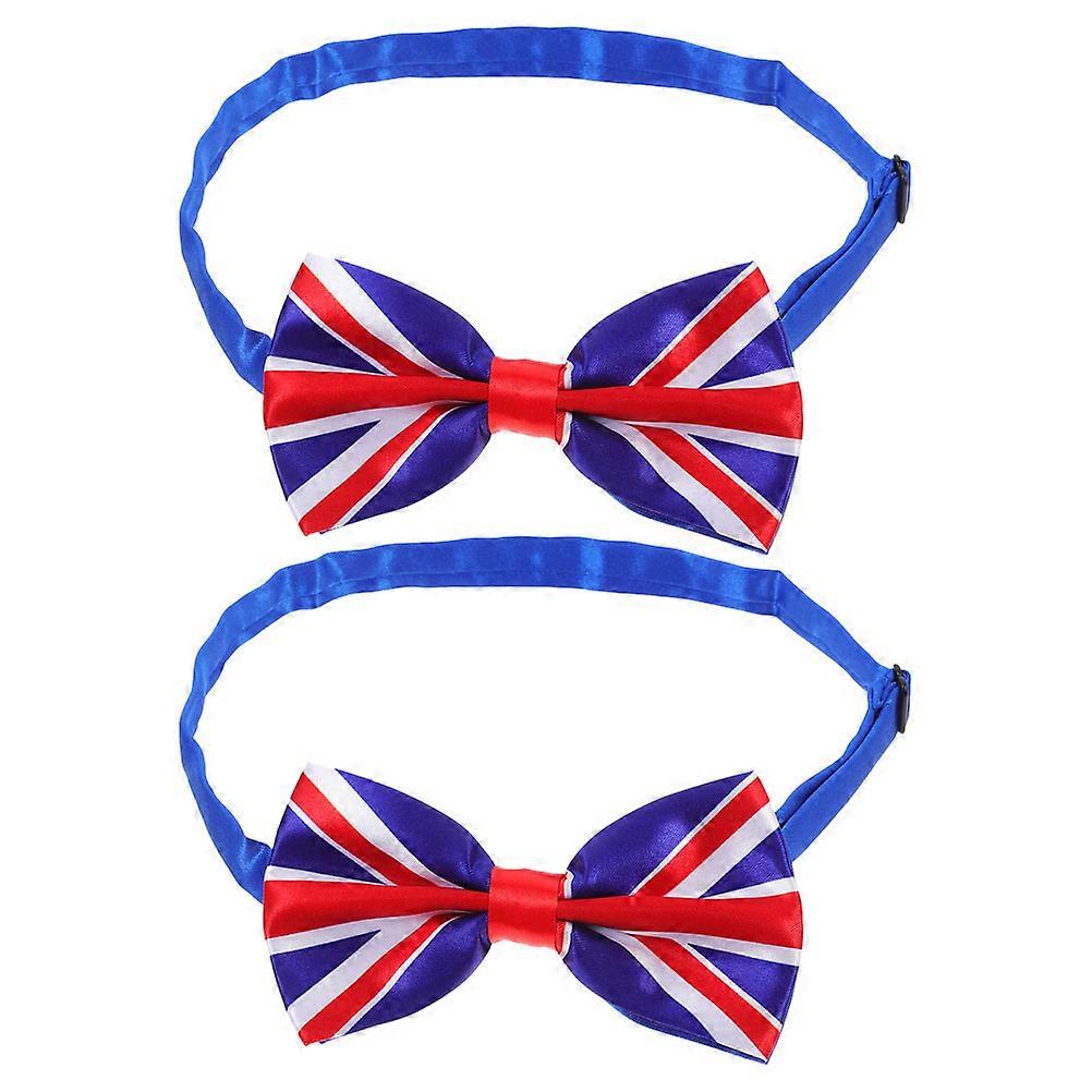 ノベルティ蝶ネクタイメンズ蝶ネクタイマルチカラー13.00X7.00X1.00CMステージパフォーマンスアクセサリー2個