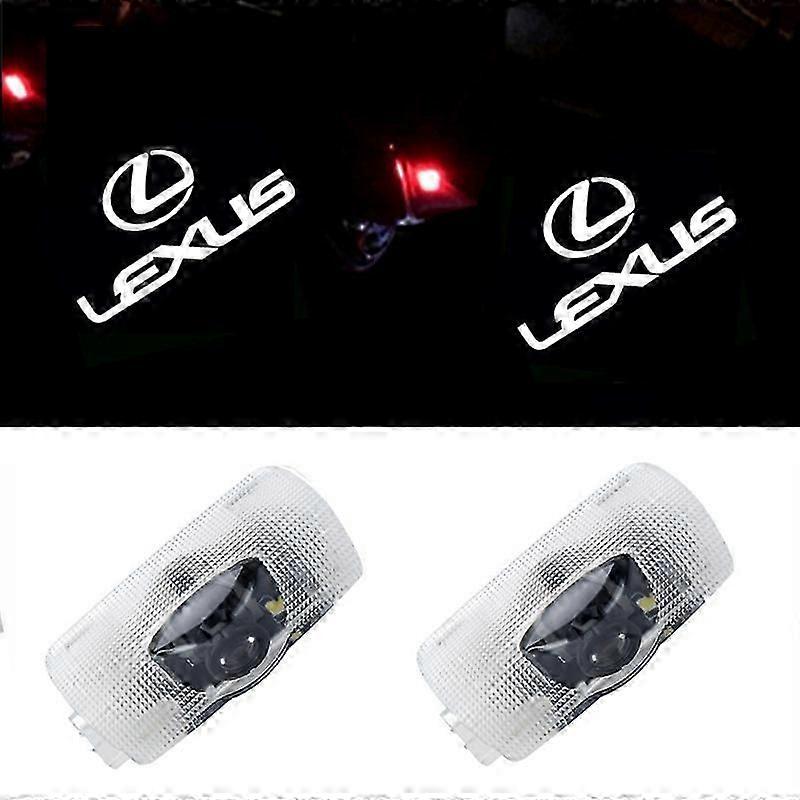 2 pieces are applicable to Lexus LS RX ES IS LX Lexus Door Projection Atmosphere Lamp New Arrival