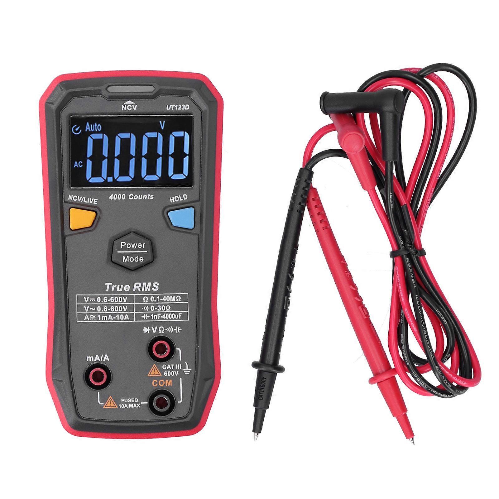 UT123D Multimeter MultiFunction High Accuracy Digital Meter for Electric Maintenance