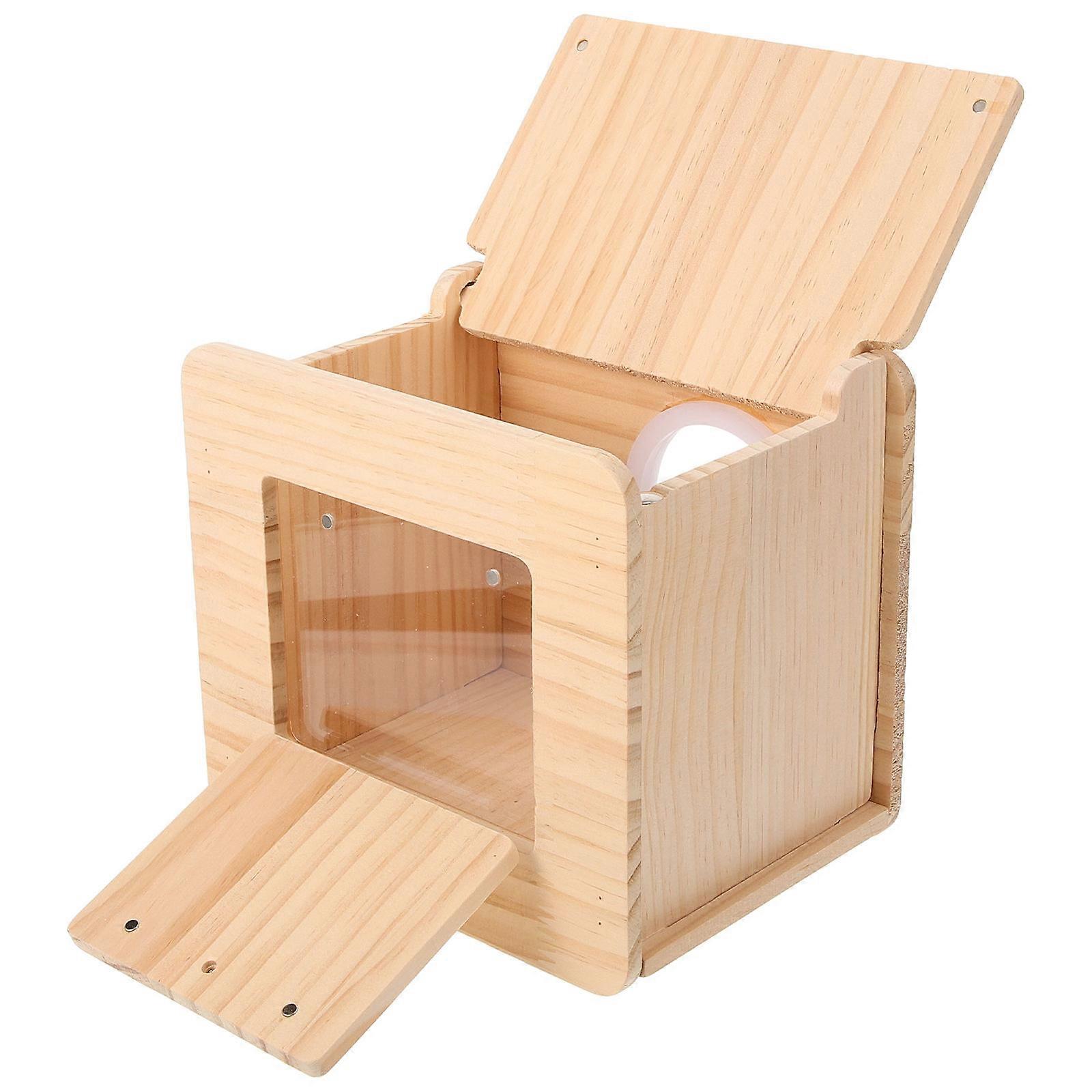 Nest View Bird House Elegant Style Cockatiel Small House Yard Placement 1Set