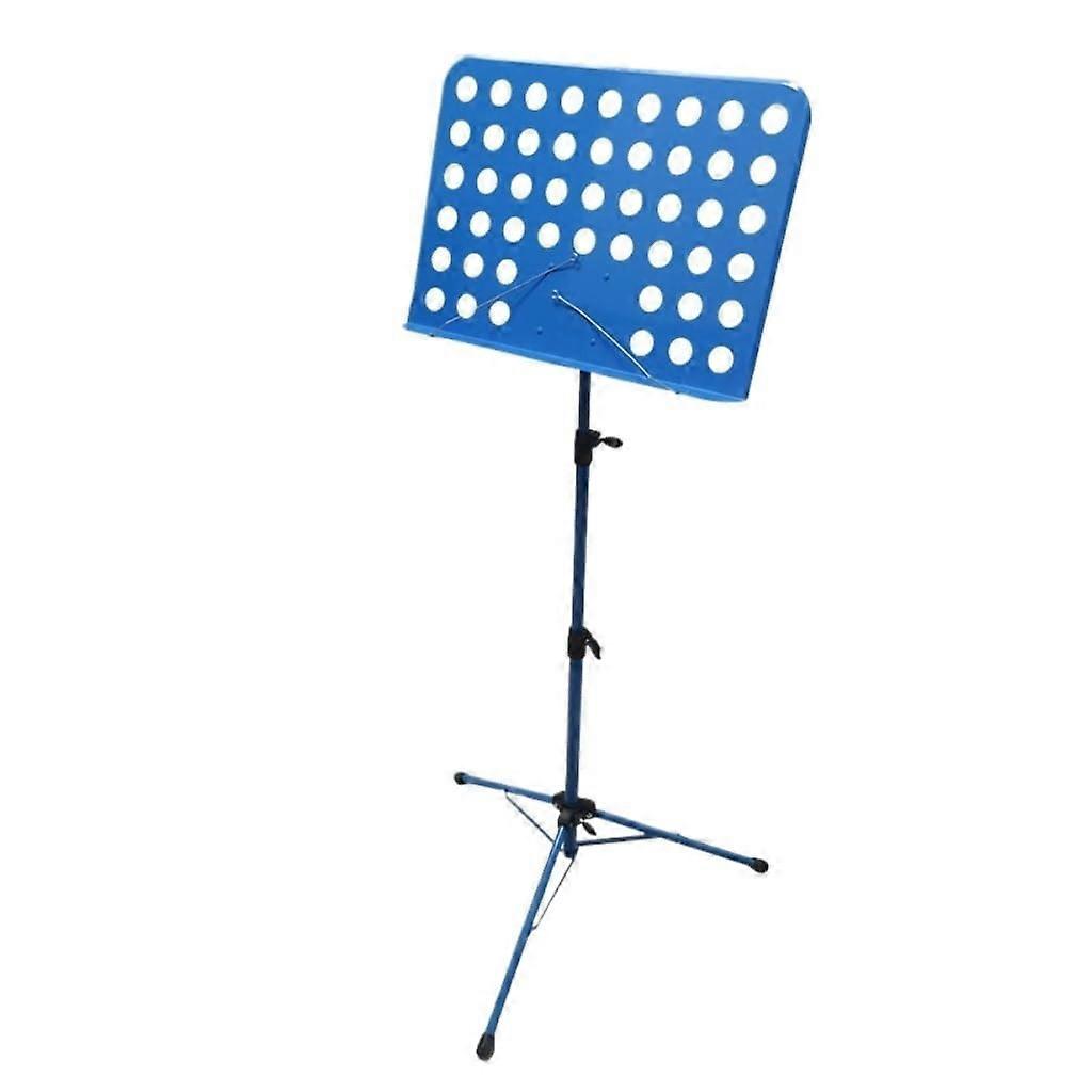 Music stand, guitar accessories, foldable music stand, portable music stand, music stand for violin concert sheet music stand (Blue) A Blue