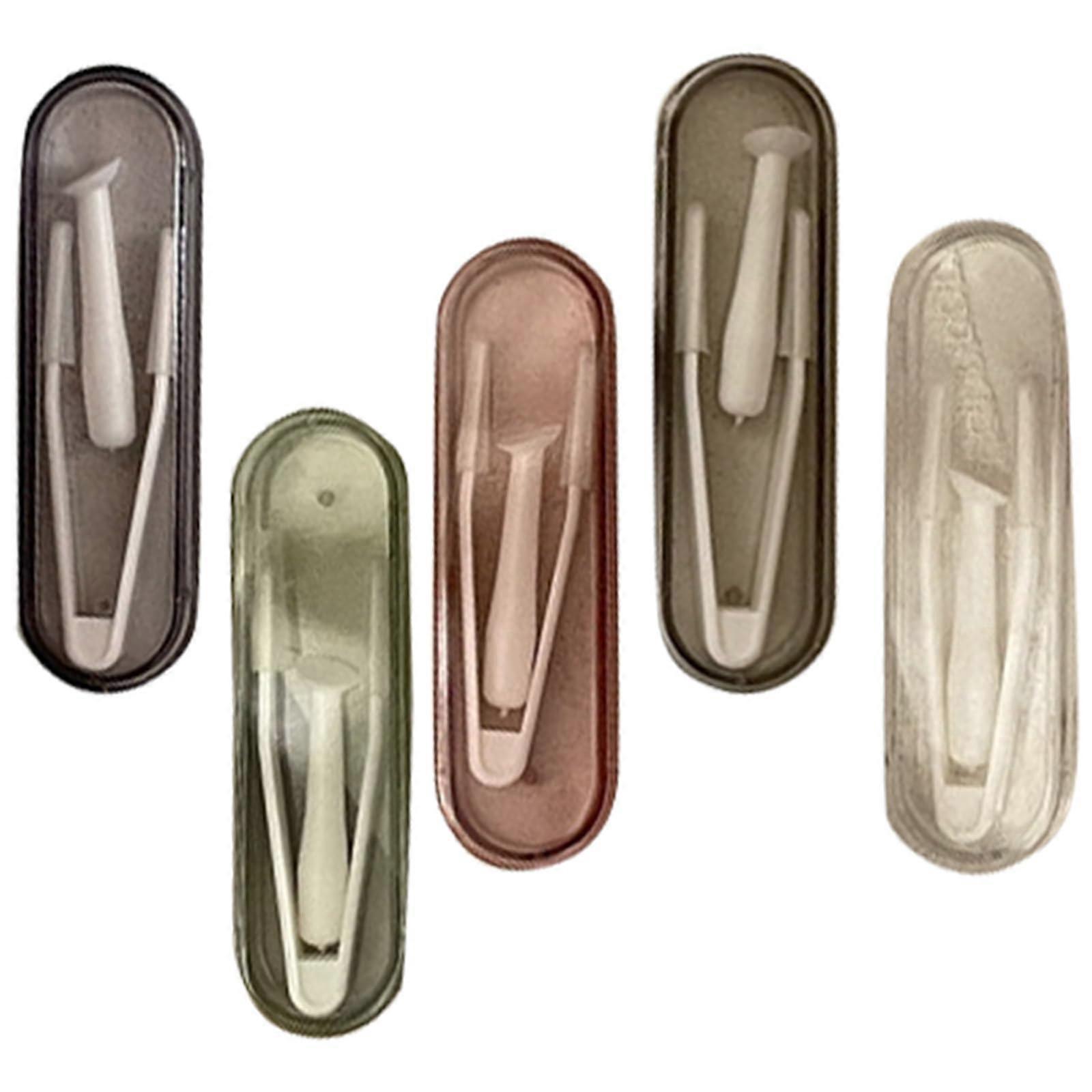 Contact Lenses Tweezers and Suction Rod Kit for Easy Insertion and Removal, Portable Travel Case Included