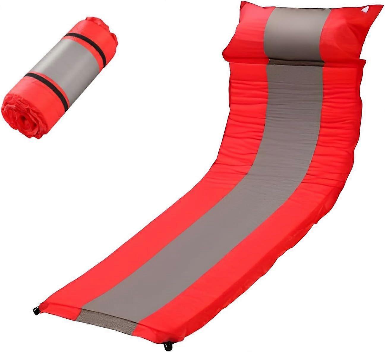 2025 Latest Model Self-Inflating Sleeping Pad with Pillow, Lightweight Camping