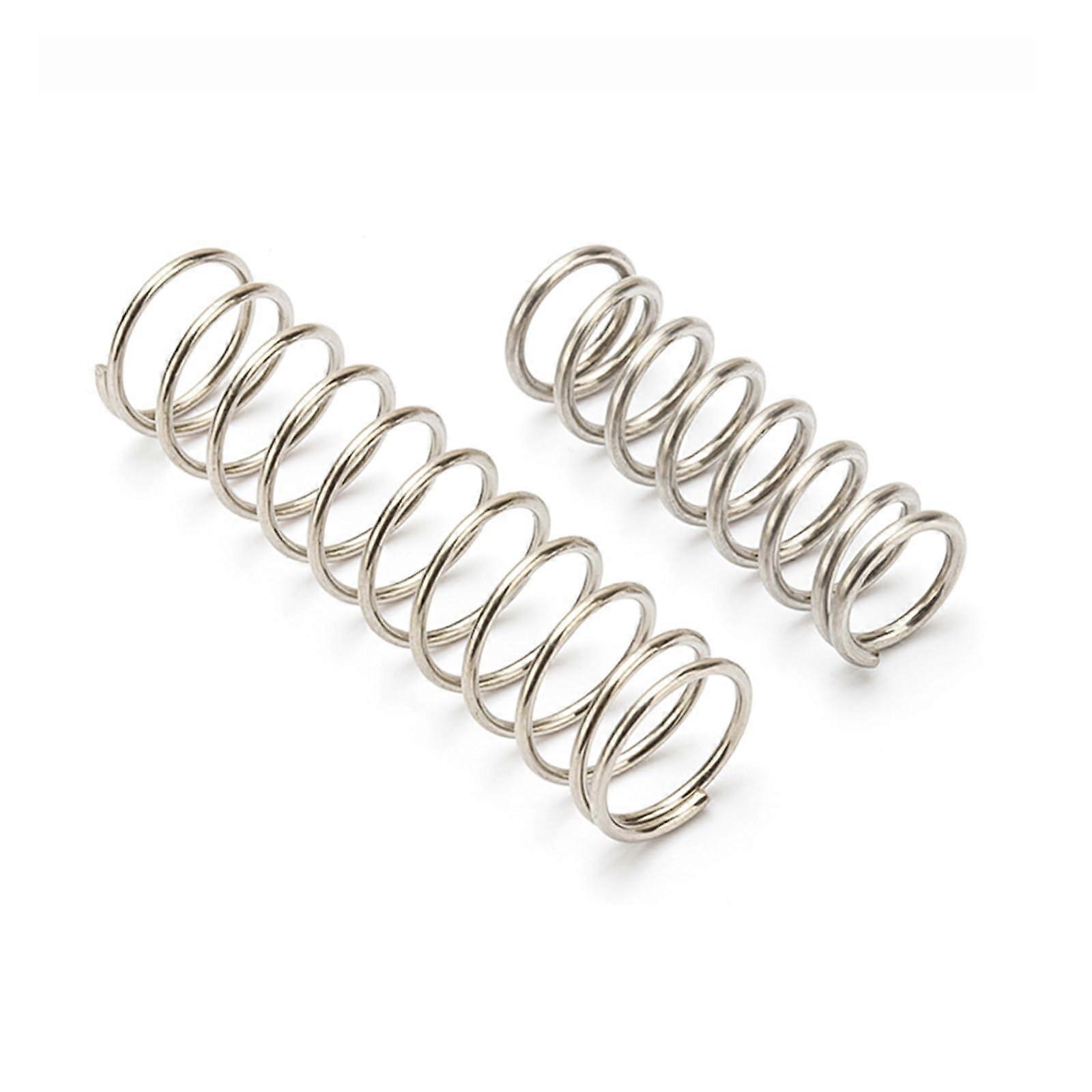 Compression Spring 65Mn Steel 1.8 mm Wire 15 mm And 17 mm Lengths Pack Of 10 Each Shock Absorbing Cylindrical Helical Coil