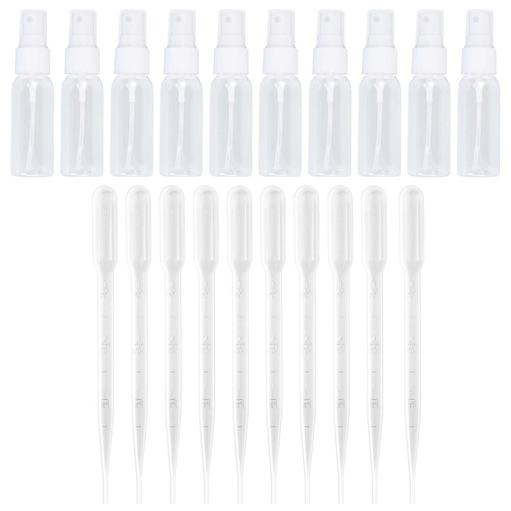 Travel Plastic Spray Bottles Refillable Containers 40Pcs