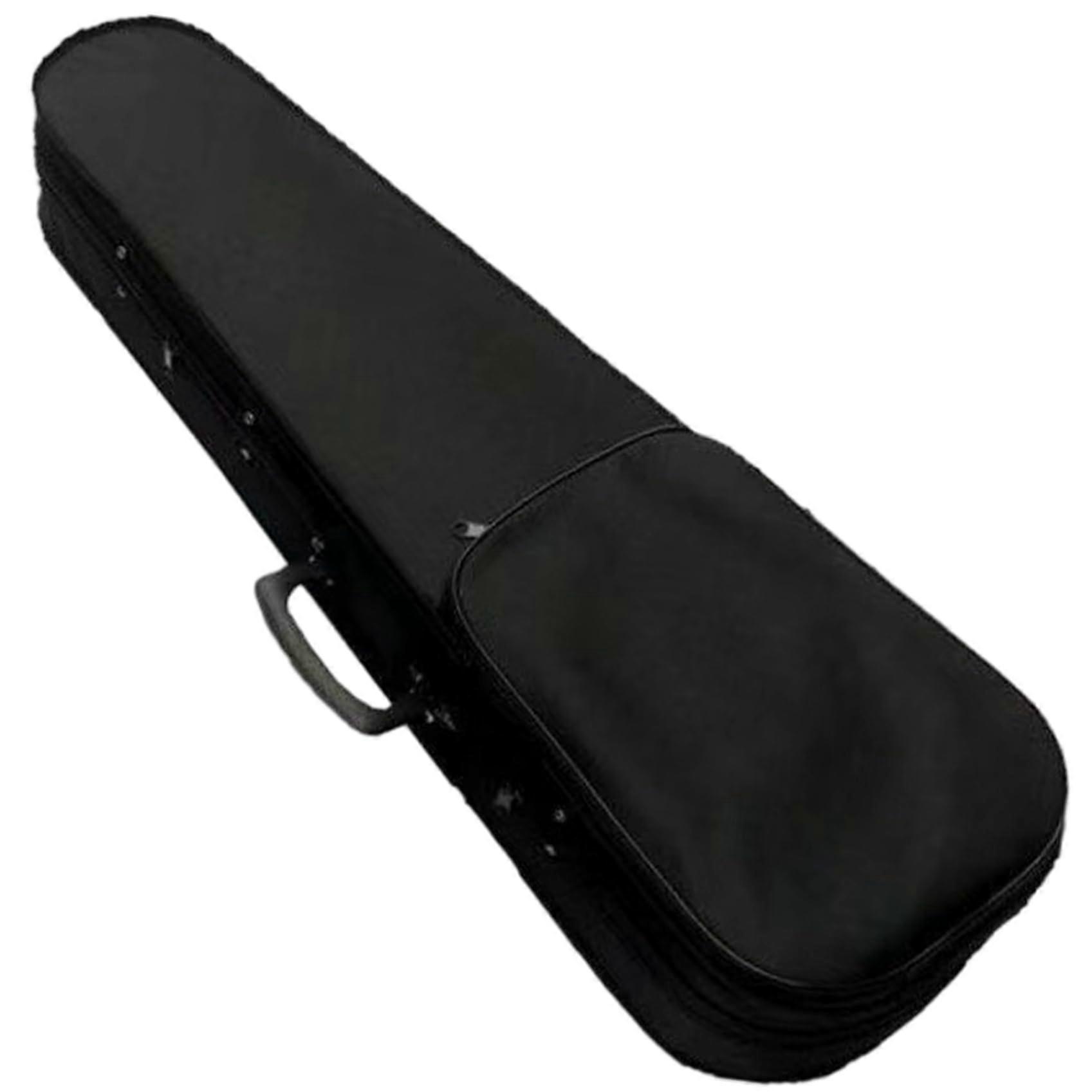 Professional Black Triangle Violin Case for 4/4 Full Size Violin, Lightweight Musical Instrument Accessories for Full Size Violins