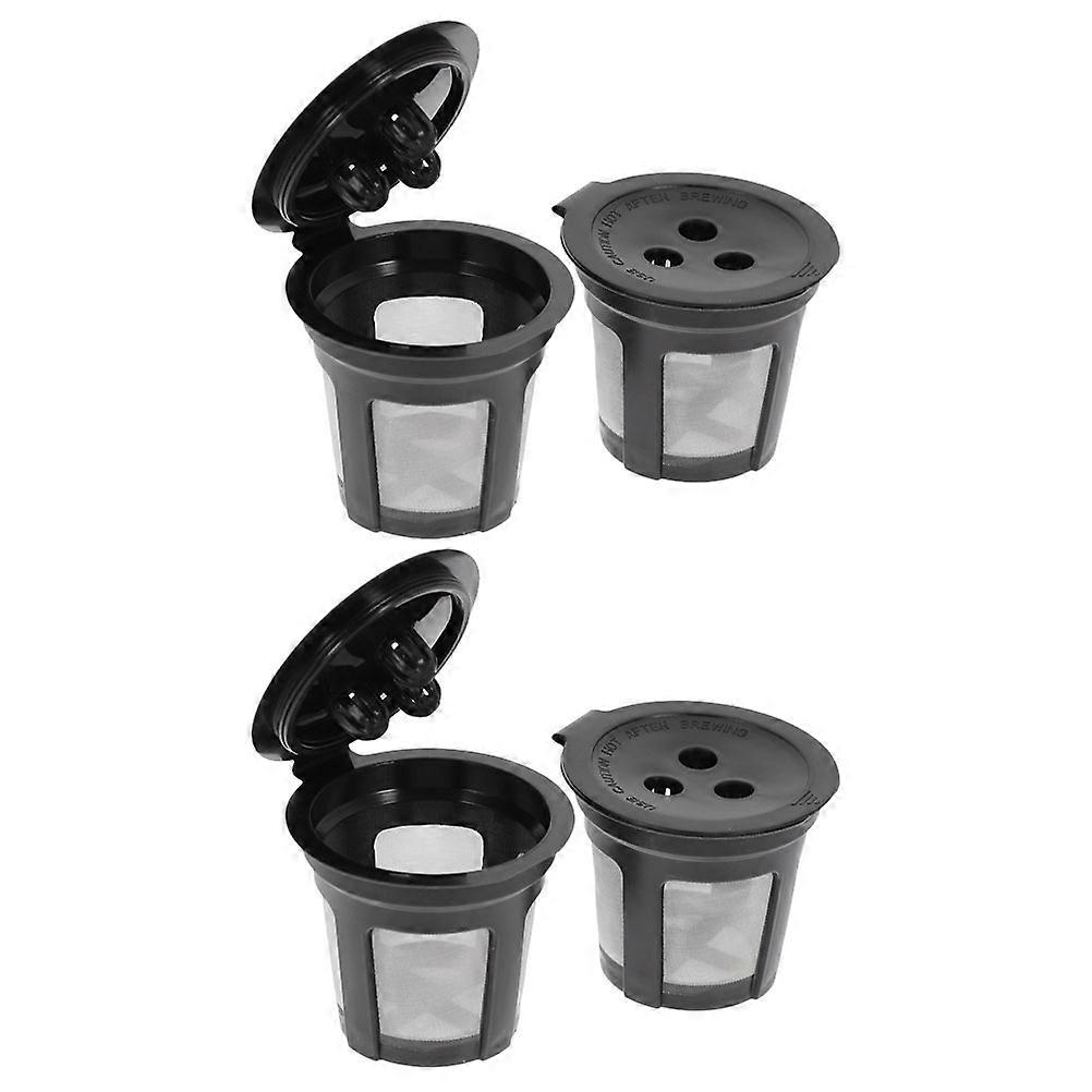 4pcs Reusable Coffee Filter Cups, Portable Strainers for Convenient , Compact Design for Home and Travel Use