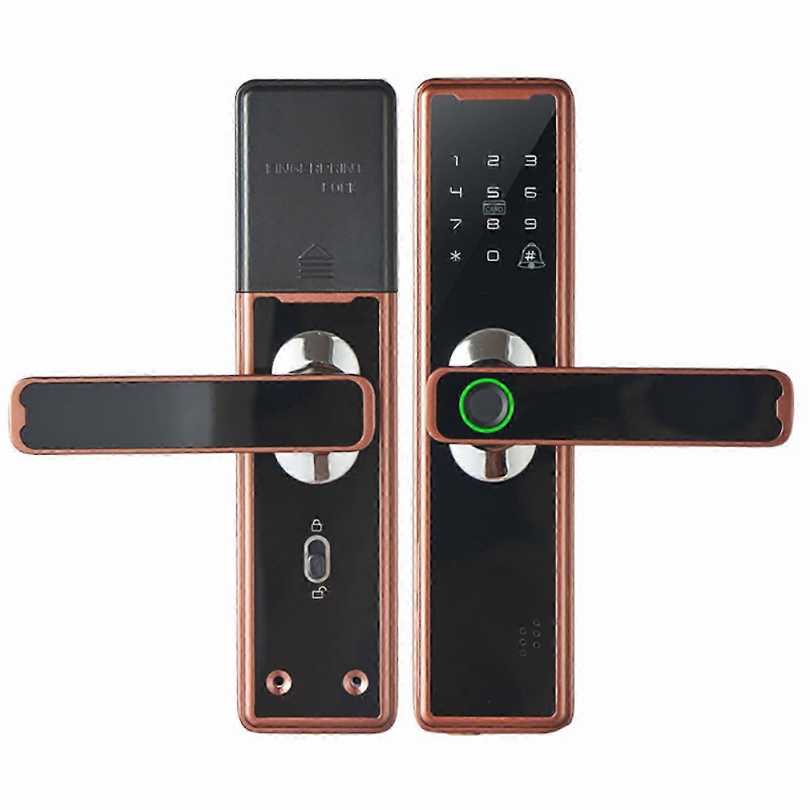 Tuya Wifi Digital Electronic Lock Fingerprint Smart Door Lock Remote Unlock for Home House Apartment