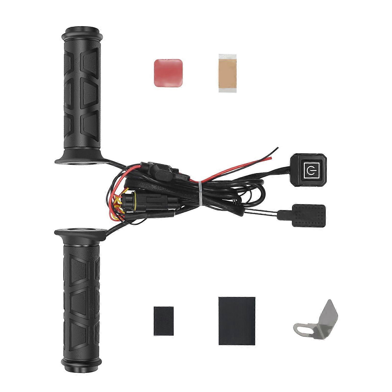 Heated grips, 3speed, temperatureadjustable, UTV, heated handle grips, 22 mm, handlebar heater, heated grip warmers