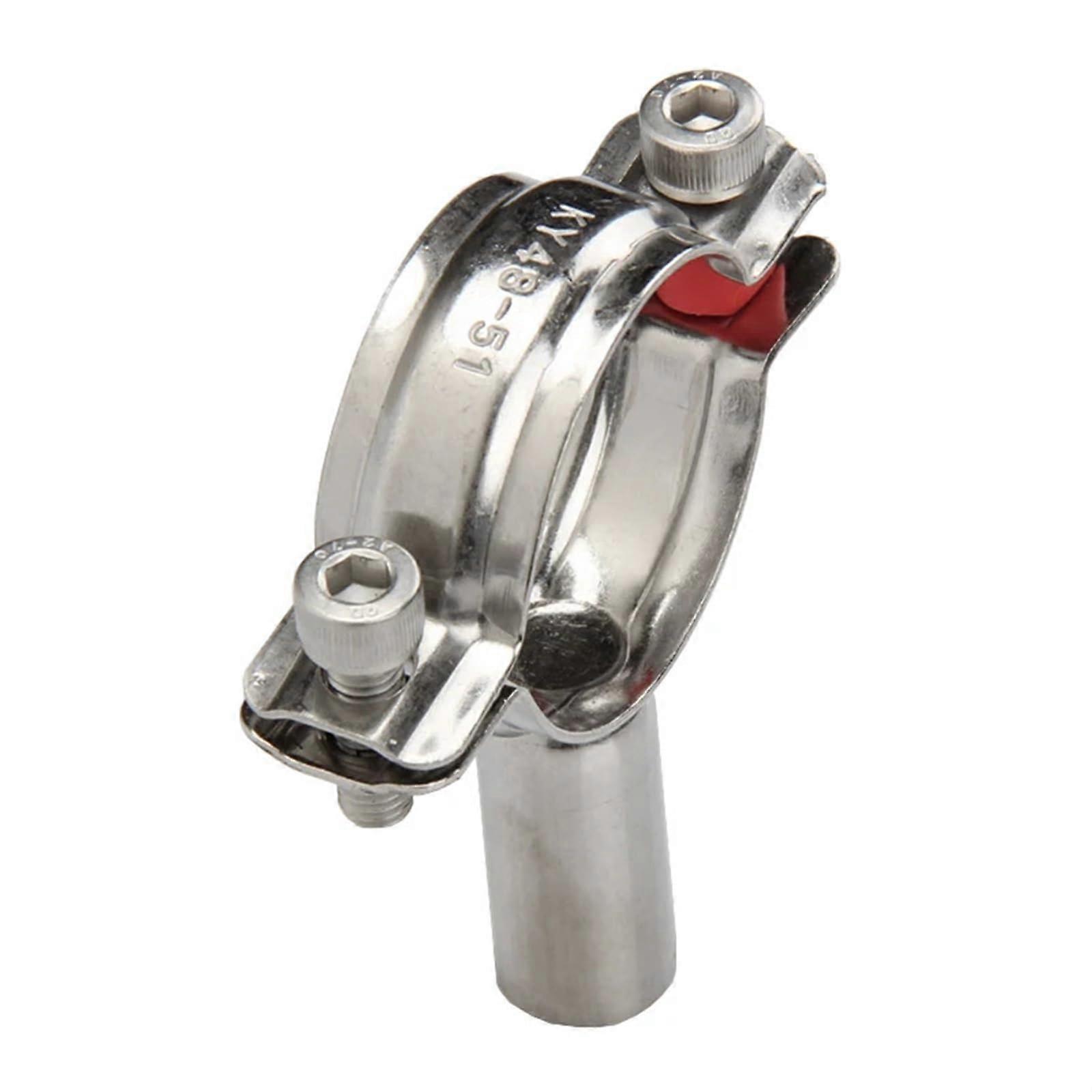 Pipe Support Brackets, 2-Pack Stainless Steel Pipe Hangers for 51-53 mm Outer Diameter, Models 201, 304, 316