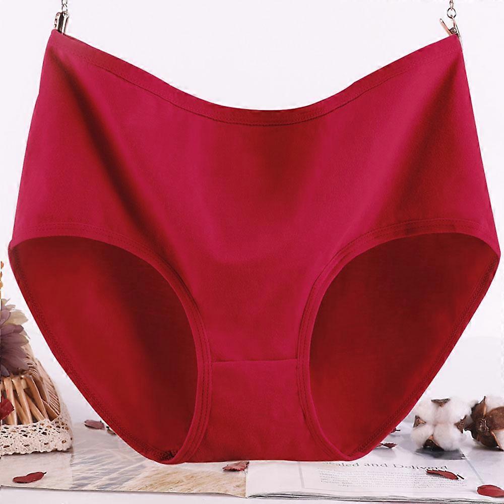 Women's Plus Size Underwear High Waist Briefs Cotton Ladies Underpants XL XXL 3XL 4XL 5XL