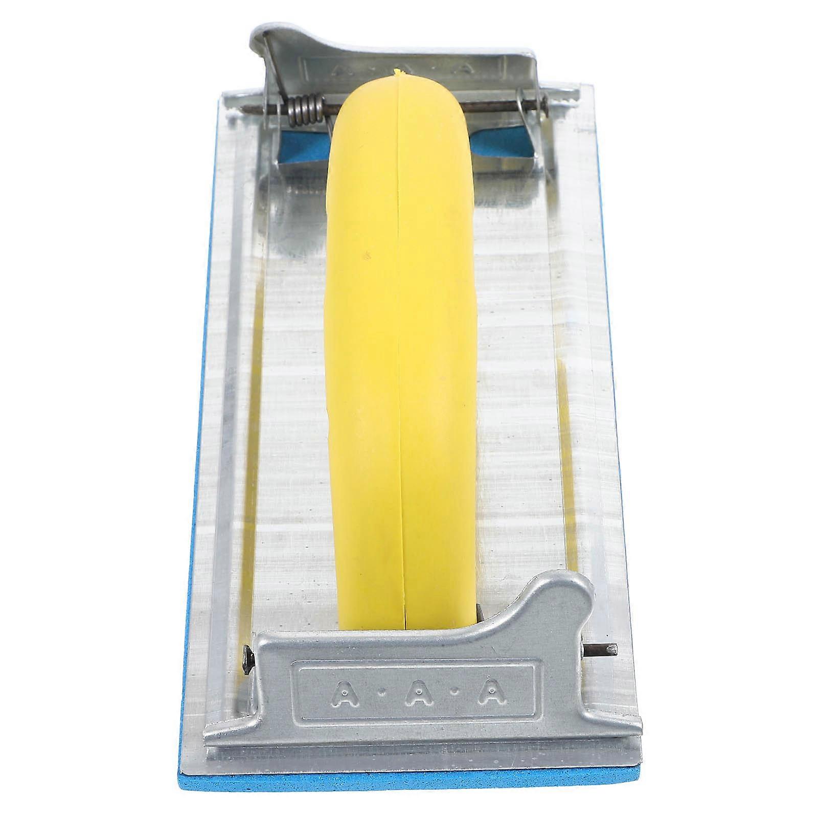 Woodworking Polishing Tool Yellow Plastic with Rust-Resistant Durability for Storage Use