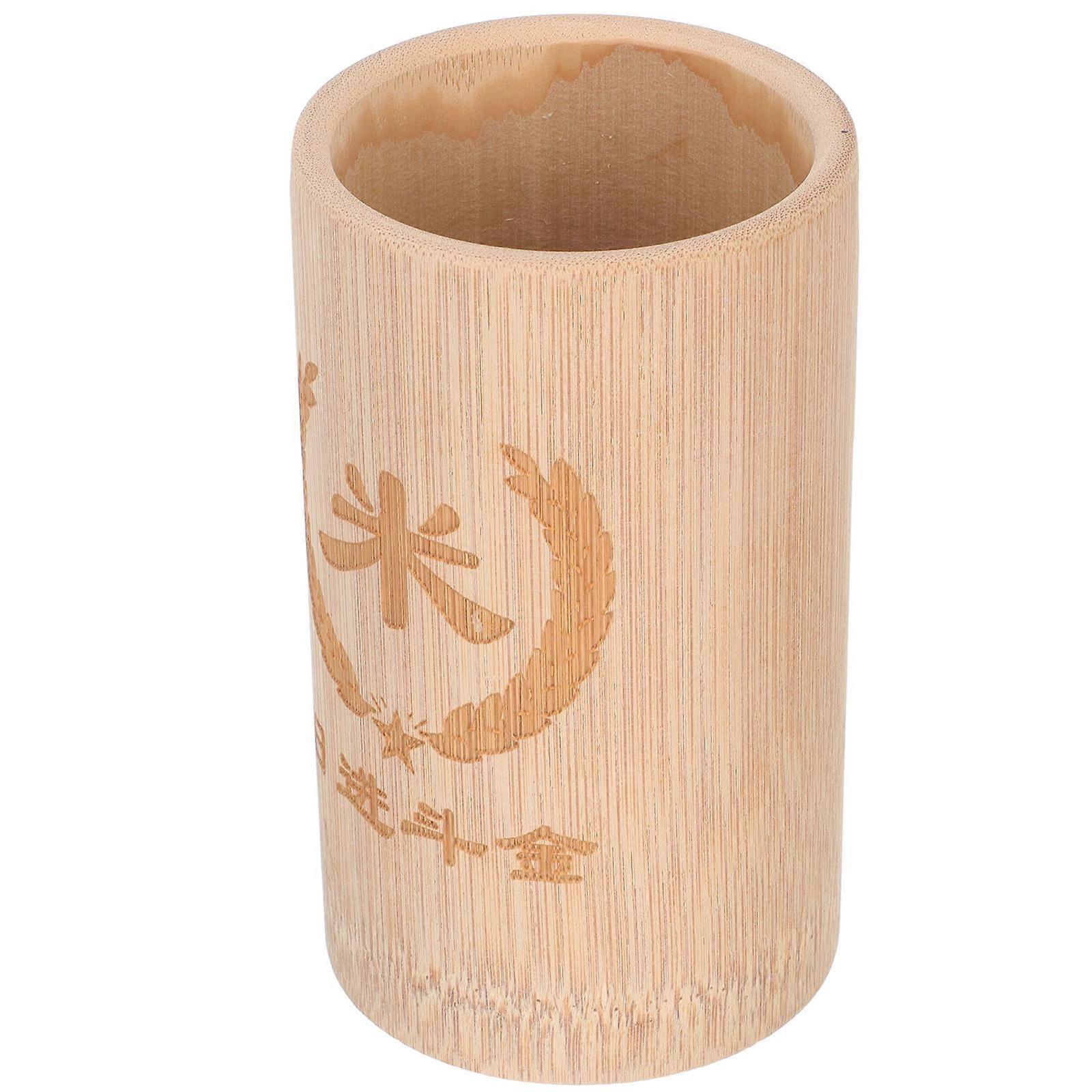 Bamboo Household Measuring for Daily Use in Khaki Perfect for Rice and Dry Ingredients