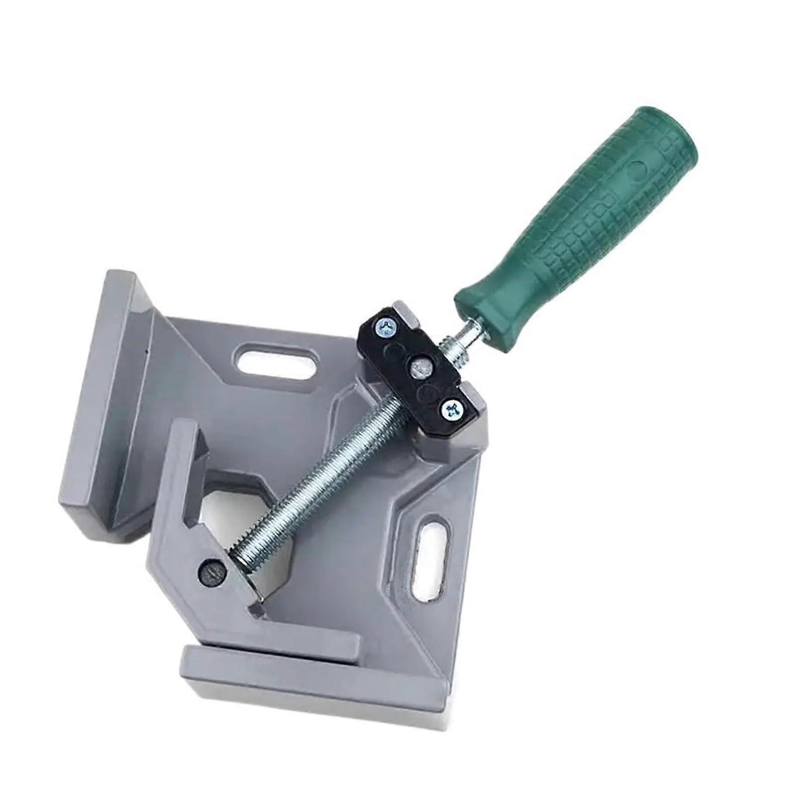 Right Angle Clamping Frame Corner Clamp Tool, Adjustable Swivel Jaw, Aluminium Alloy Quick Grip Bar Clamp, 90 Degree Joinery