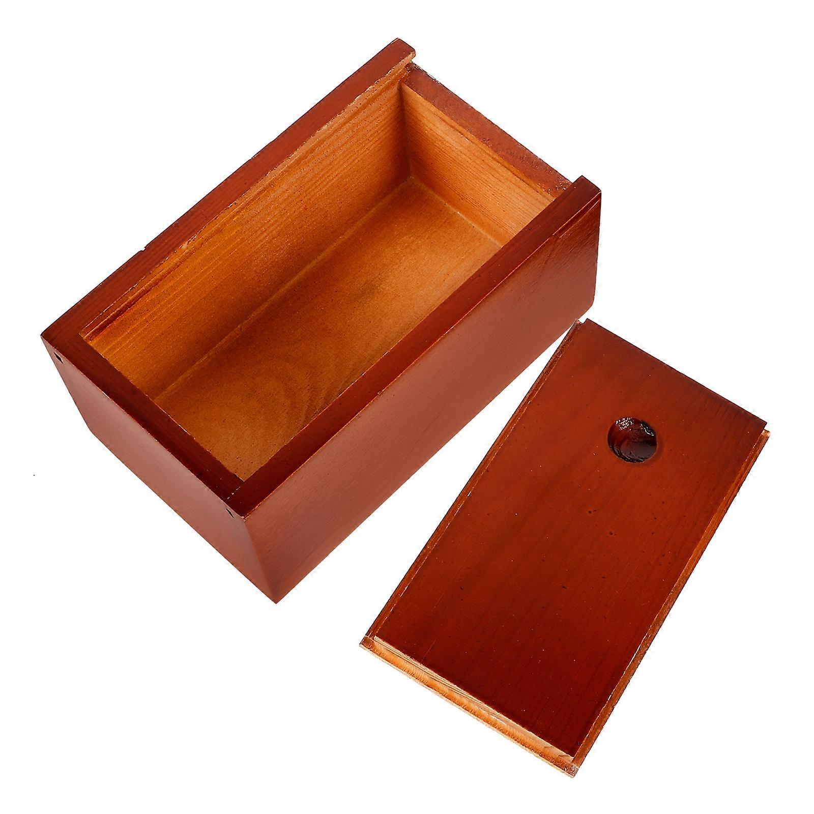 Wooden Pet Ashes Urn for Remembering Your Beloved Pet in Coffee Color Small Size