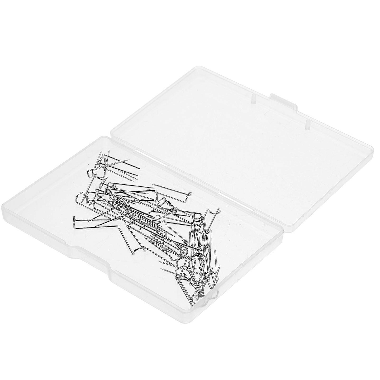 200pcs U Shaped Patchwork Pins Durable Fabric Positioning Needles for Sewing, Quilting & Craft Projects – Includes Storage Box