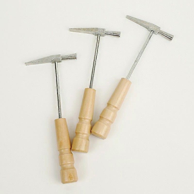 4pcs Kalimba Tuning Hammer: Metal Thumb Piano Tuner Tool With Wood Handle - Thumb Piano Tuning Hammer For Precise Sound Adjustment