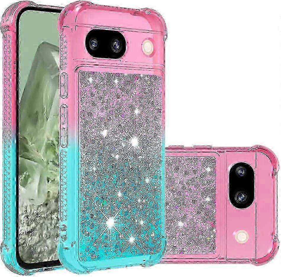 Liquid Sparkle Mobile Phone Case For Google Pixel 8A