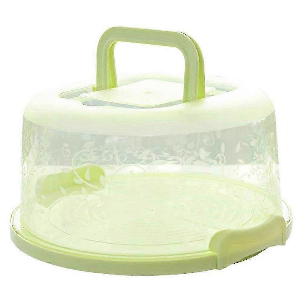 Transparent Portable Cupcake Carrier with Handle - Food Preservation Box for Safe Transport of Cakes & Desserts
