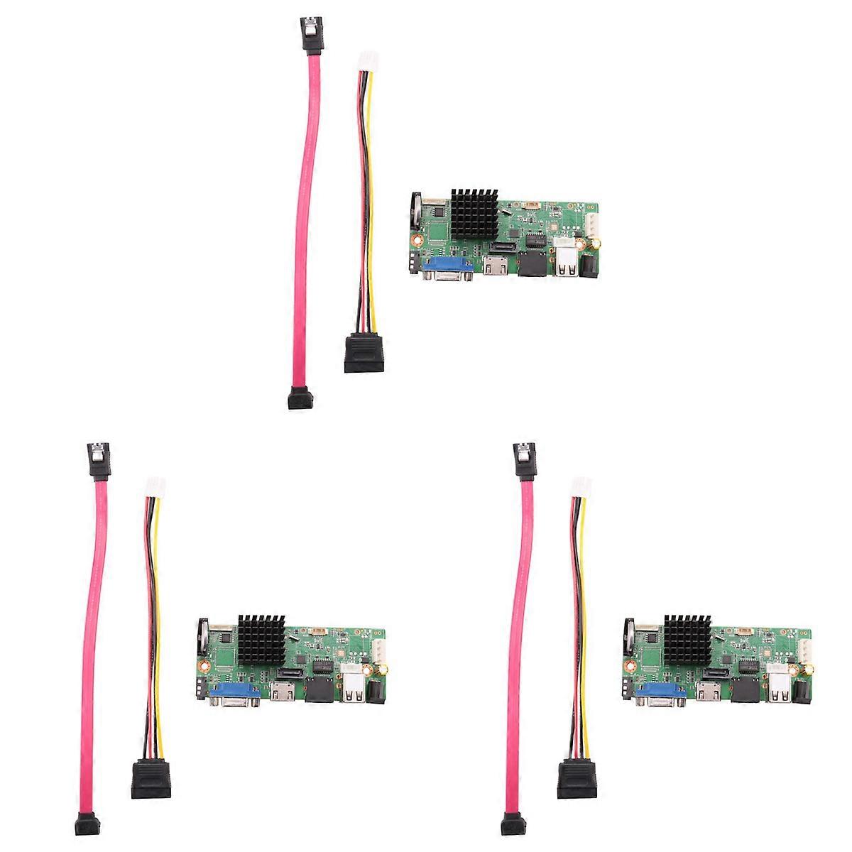 3X 265 10CHx5MP NVR Rete DVR Videoregistratore digitale Scheda IP Telecamera Max 12T Face Human Detection