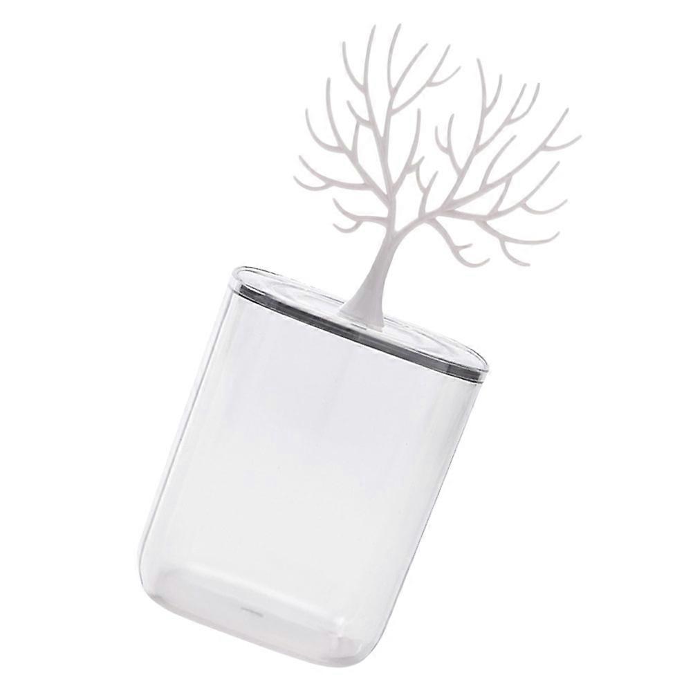 White Jewelry Storage Rack for Home Made of ABS Material Perfect for Earrings Necklace Organization