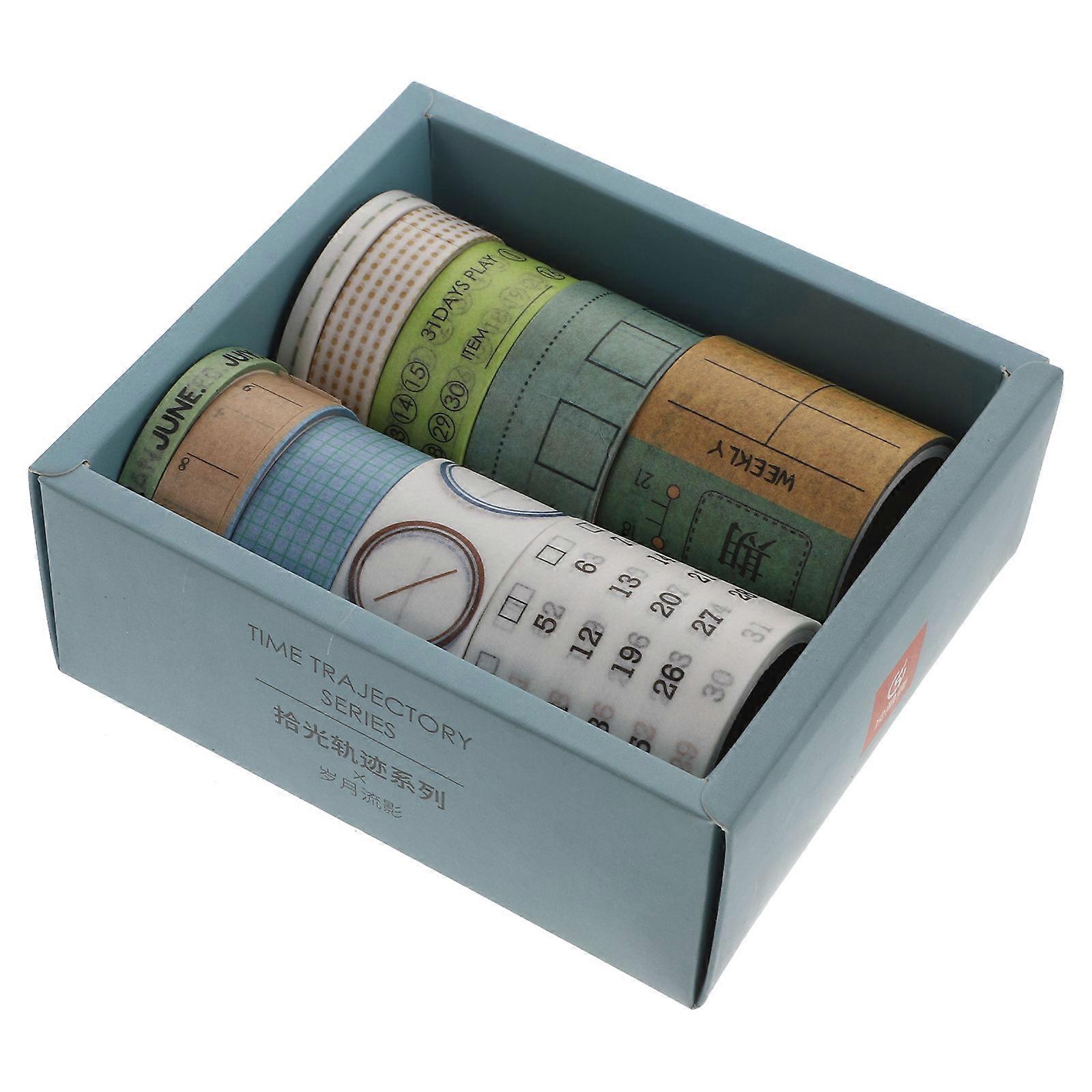 Aesthetic Washi Tape Collection 10 Rolls For Festivals Assorted Color Simple And Beautiful