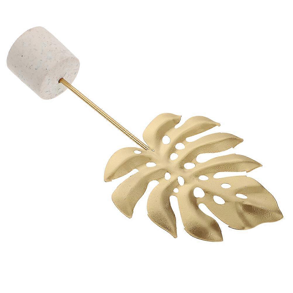 Household Desktop Decor Monstera Leaf for Decoration Iron Material