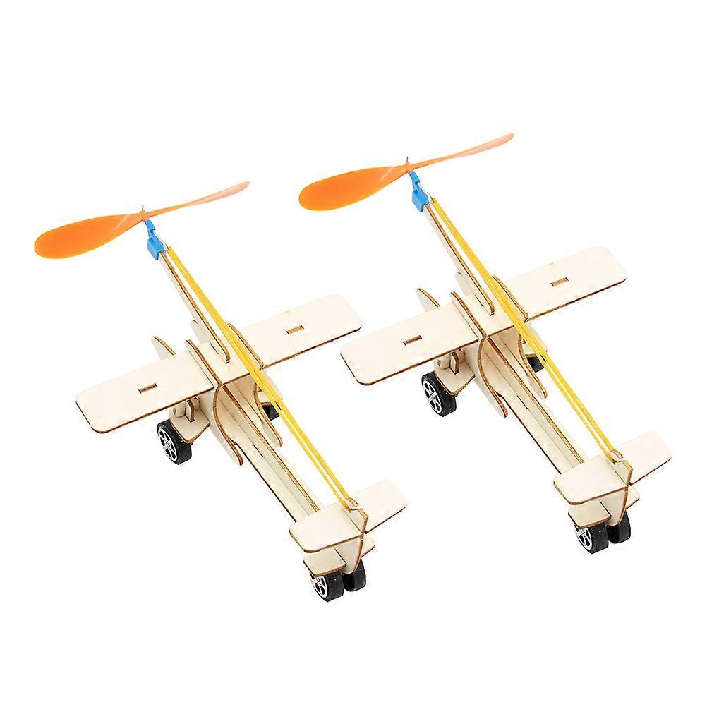 Diy Throwing Airplane Model   2 Sets Hand Catapult Plane for Safe, Easy Assembly and Flexible Design