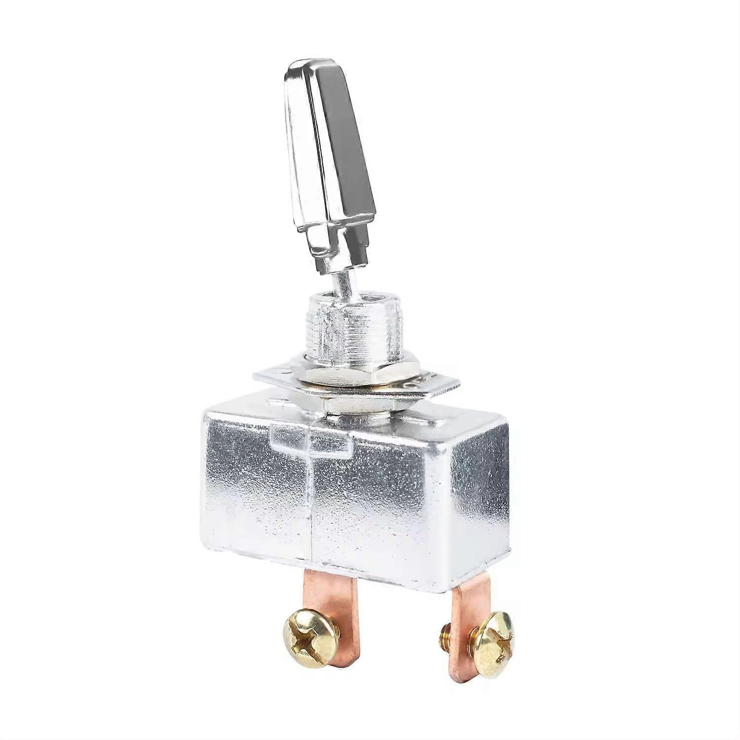 Car Heavy Duty Toggle Switch With Screw Terminals, 2 Pin On/Off, DC 12V, 50A, 12mm Diameter Mounting Hole