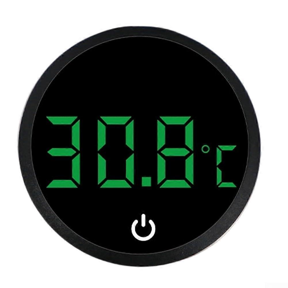 Digital wireless thermometer, wireless thermometer with LED display for realtime monitoring, ABS, black, for aquarium (Celsius).