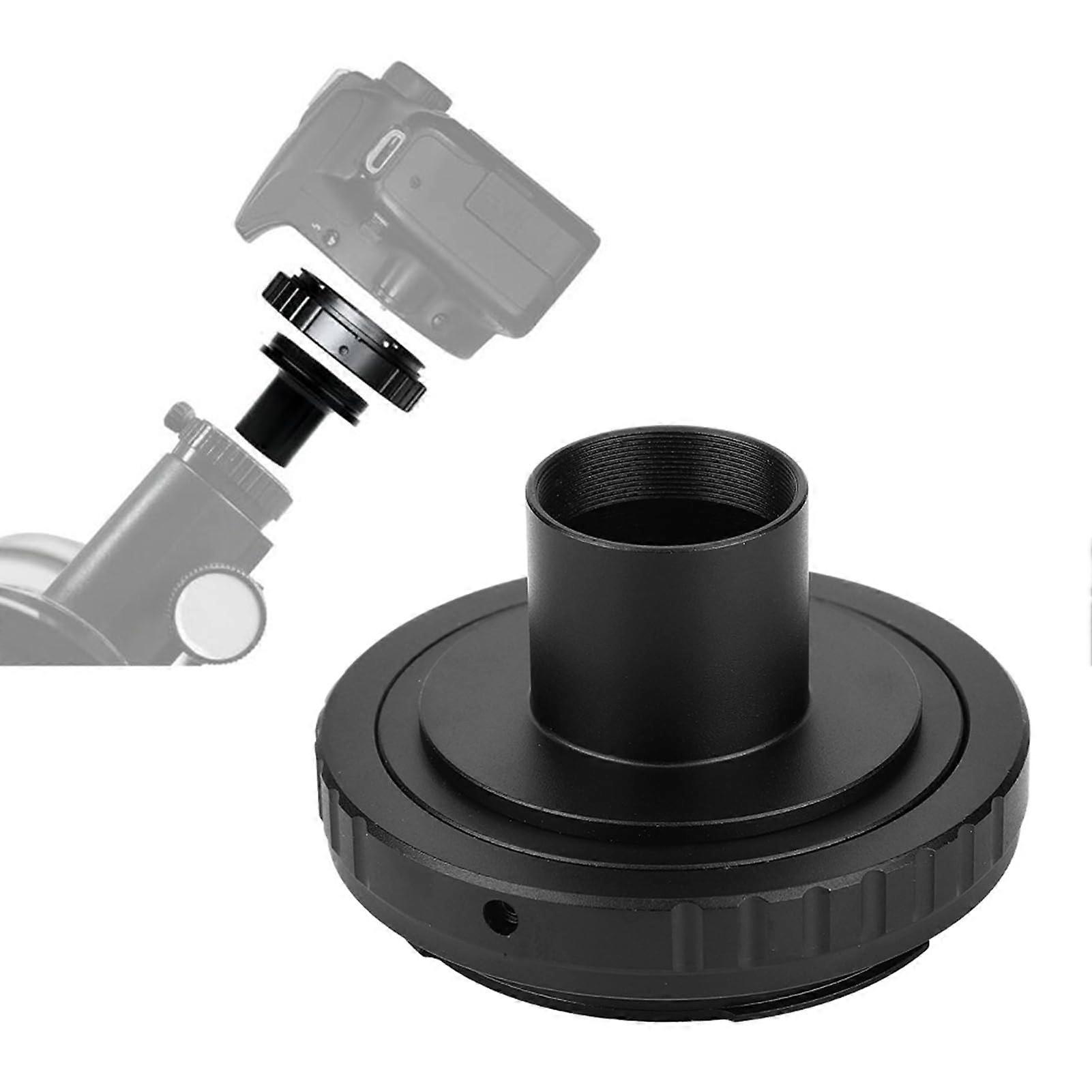 Telescope Eyepiece Adapter, Telescope Lens Adapter, 0.965 Inch T Mount Metal Telescope Eyepiece Mount Adapter for Mounting SLR Cameras