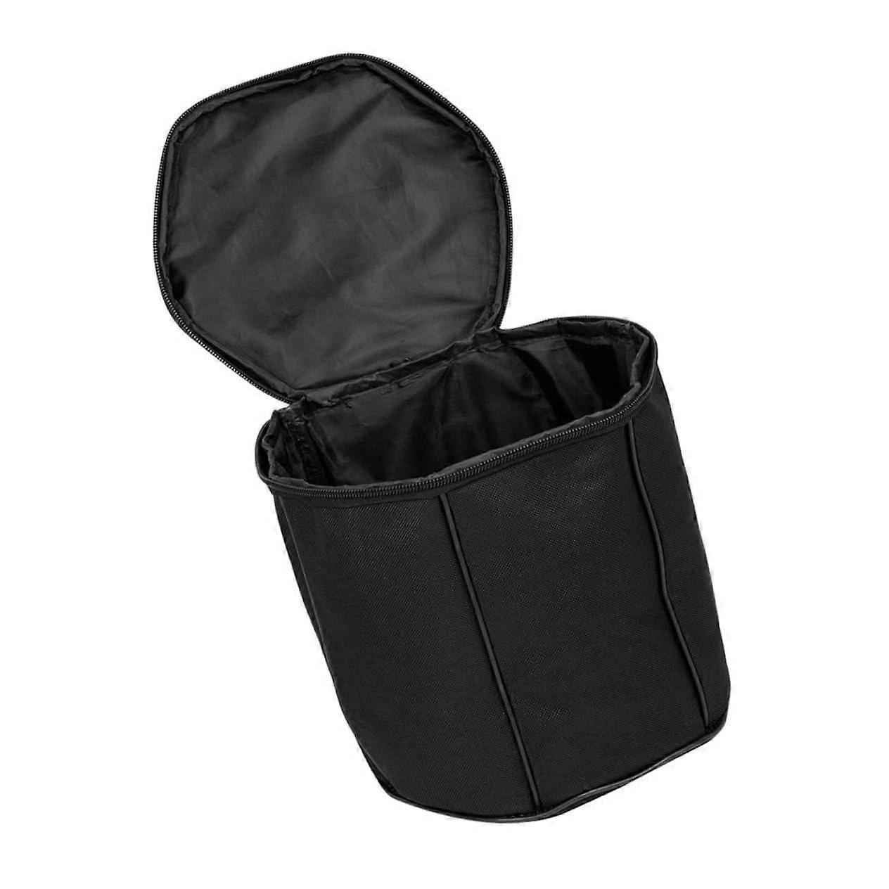 Compact Handbag Organizer For Accordion Musicians, Portable Waterproof Storage Solution, Black With Random Zipper Color