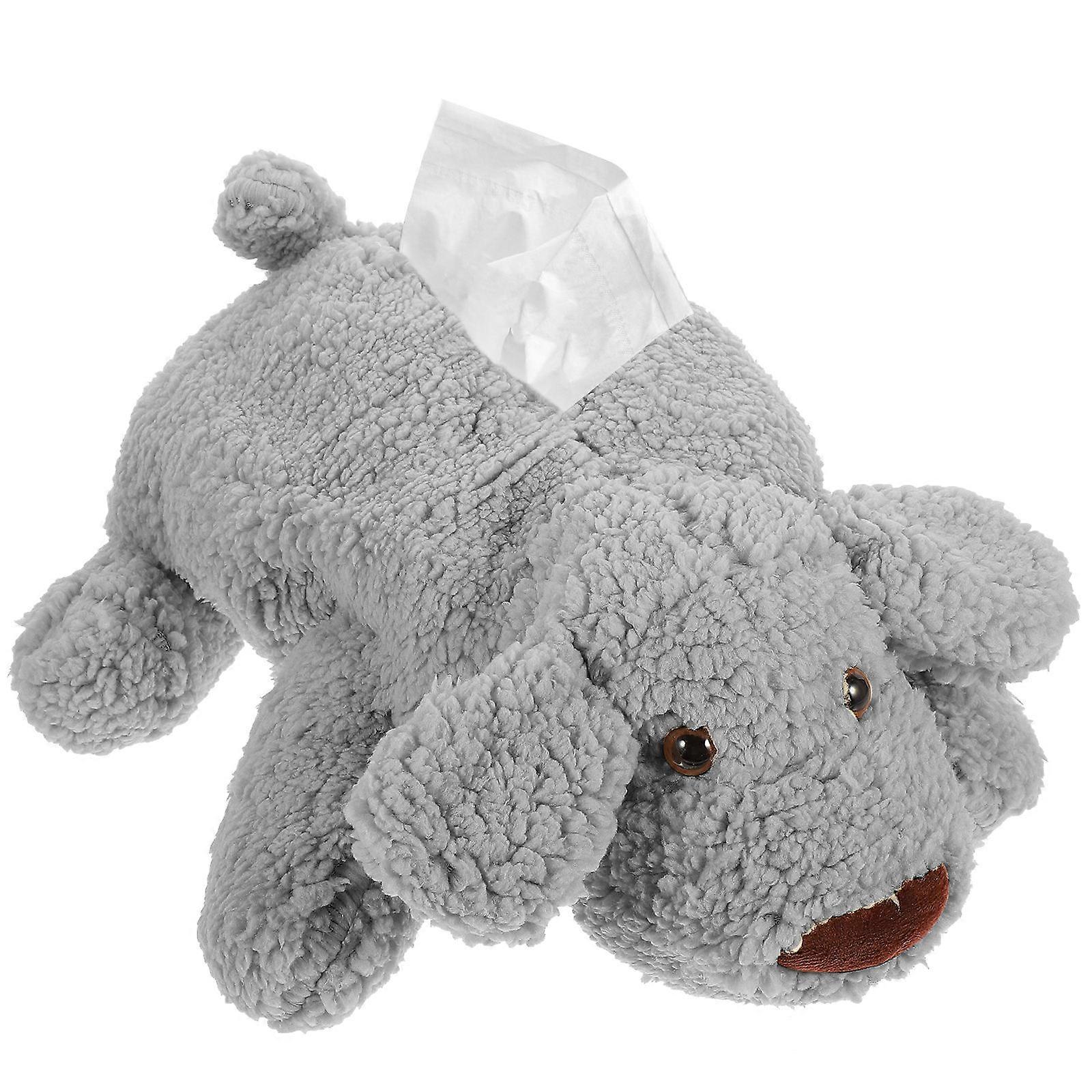 Cartoon Puppy Tissue Box Paper Case Pumping Napkin Holder 1 Set
