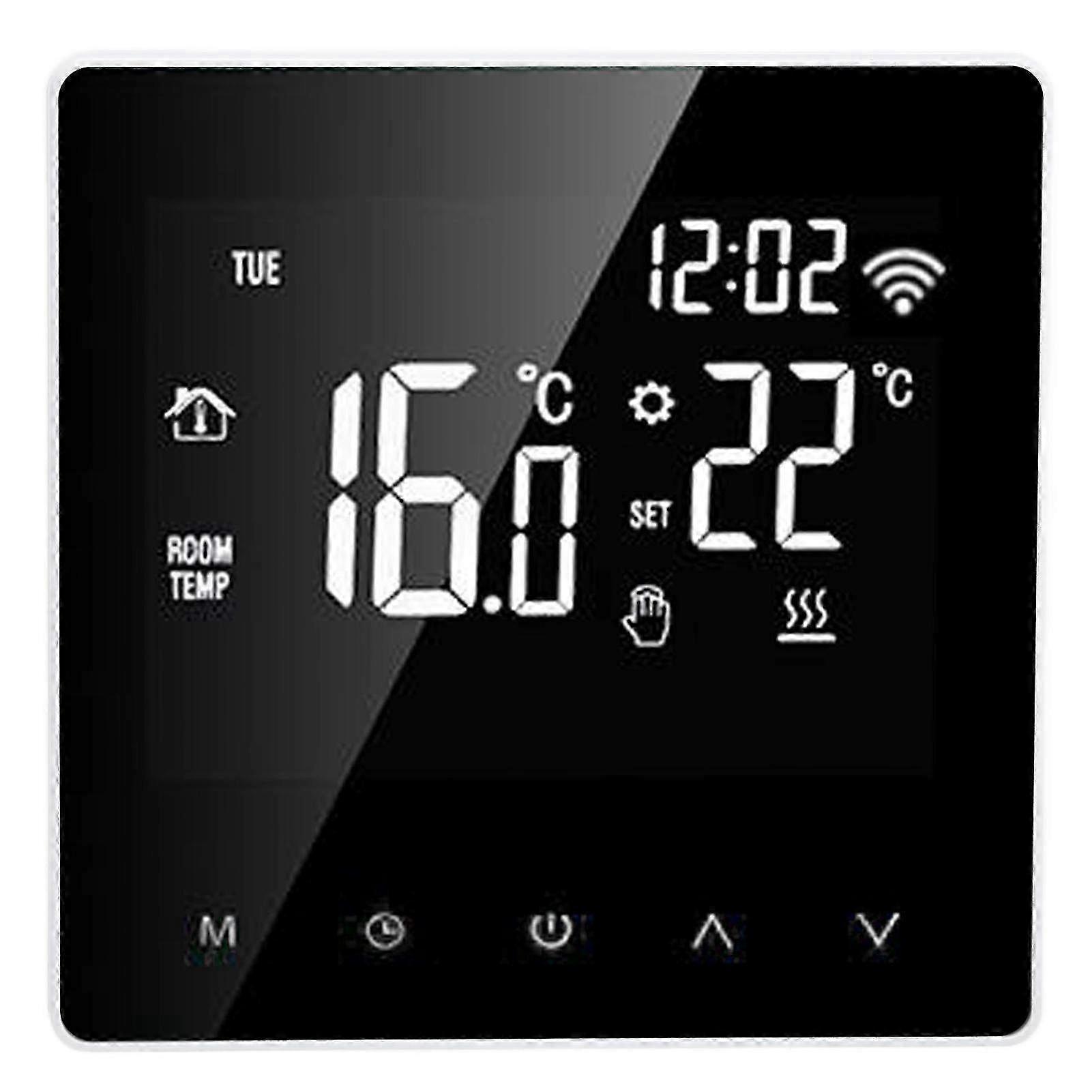 Smart WiFi LCD Thermostat for Electric Floor Heating & Water Floor Heating - Compatible with Tuya AC230V Wall Boiler Control Unit