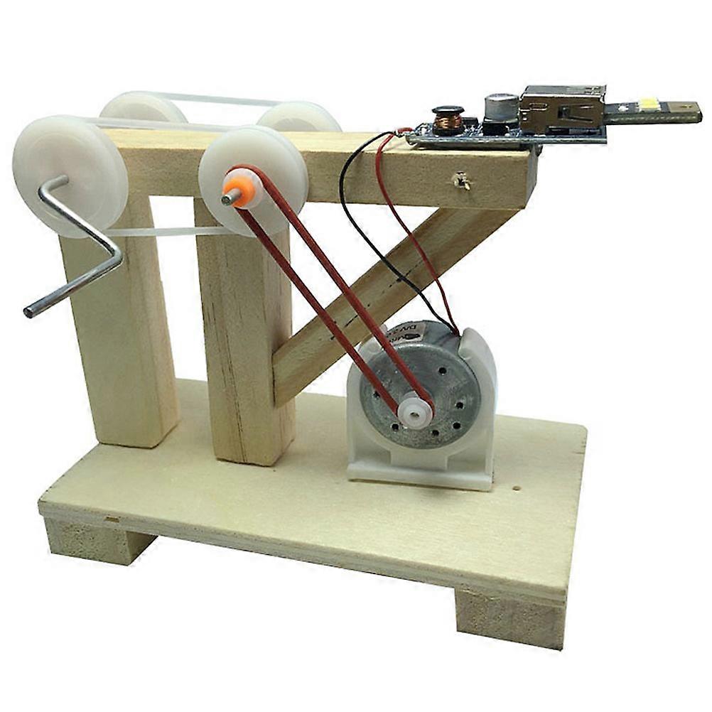 Manual Electricity Generator Assembly Model For Education And Experiment Use Multi 1Set