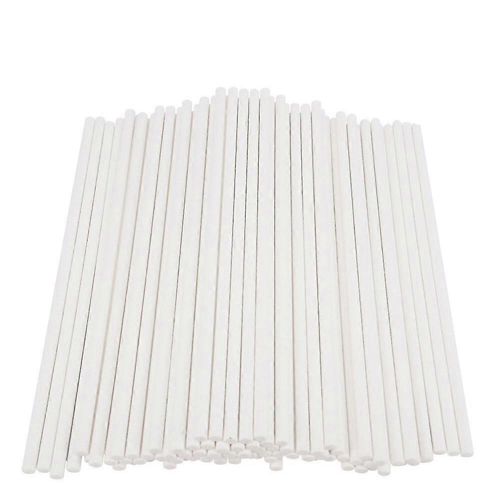 200Pcs White Cake Sticks For Birthday Party And DIY Craft Projects Perfect For Cookie Pops