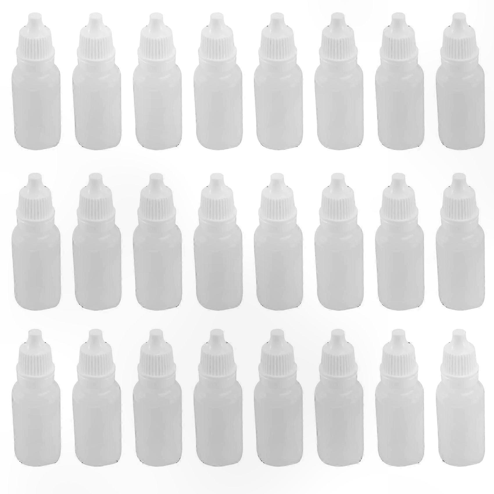 100 Pieces of 15ml Refillable Squeezable Dropper Bottles for Eye Liquid, Perfect for Various Uses and Brands