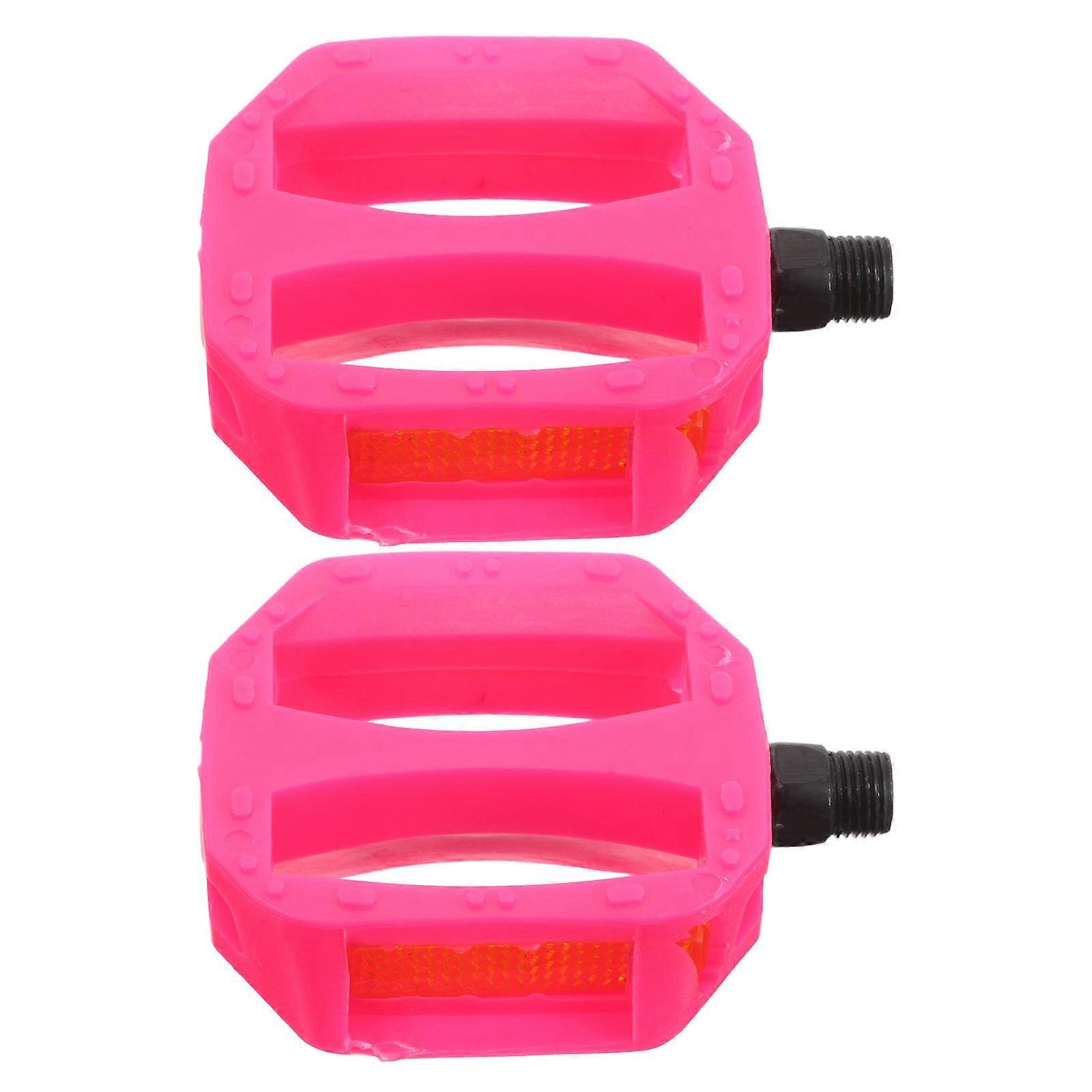 Bike Pedal Replacement Pair for Bicycles Tricycles with Antislip Design Reflector Strips Safe and Comfortable Fit for Young Riders