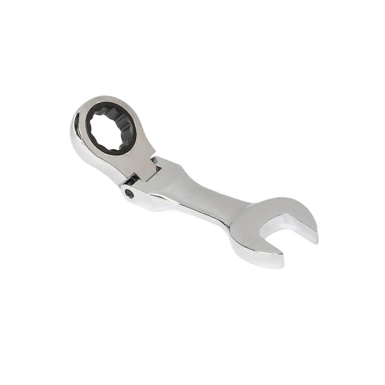 Spanner Sets Head Ratchet Short Wrench, Metric Hand Tool, 9mm Ratchet Spanner Set for Auto and Home Repair