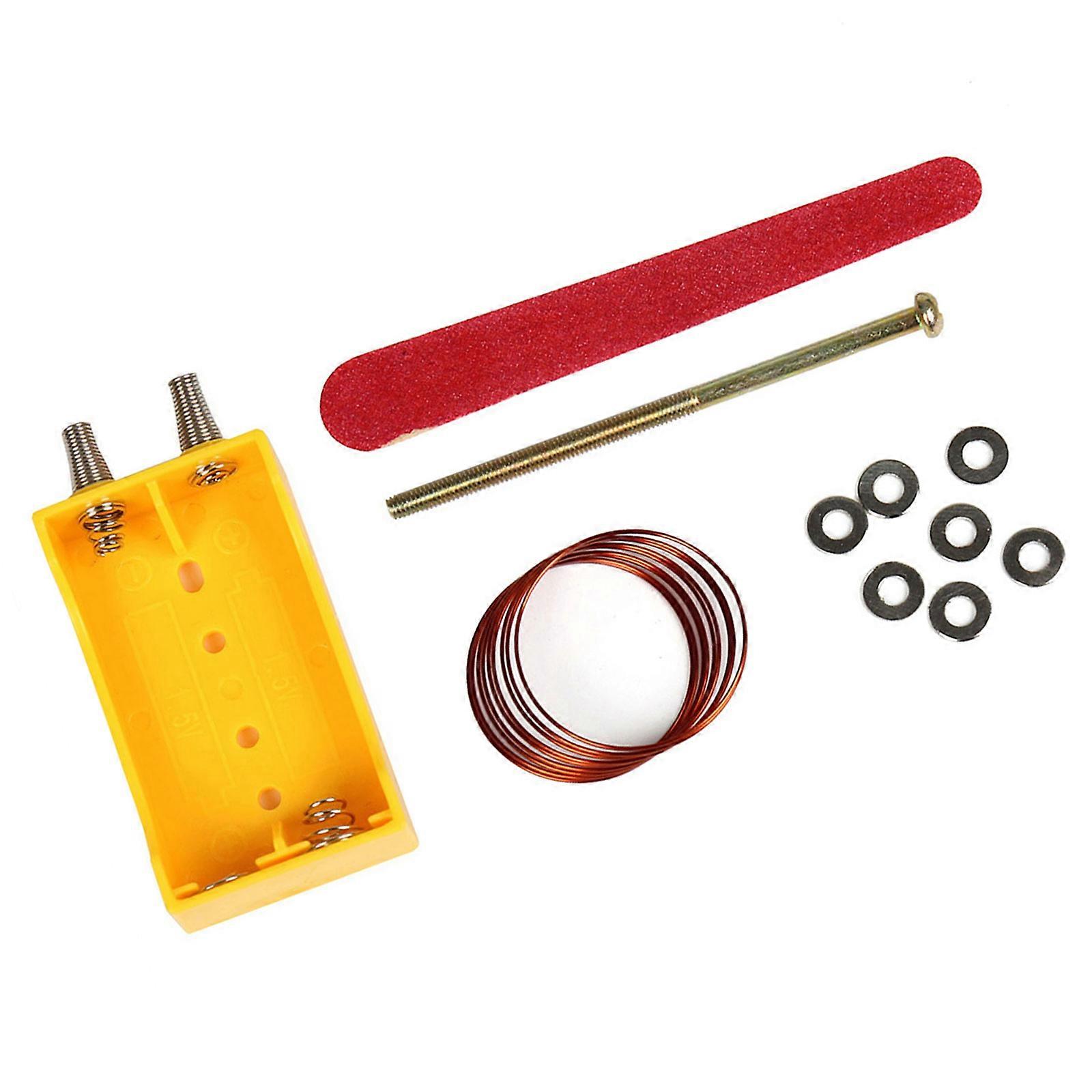 Science Experiment Kits DIY Electromagnetics Kits Teaching Aids Creative Assemble Toy For Science Projects Multicolor